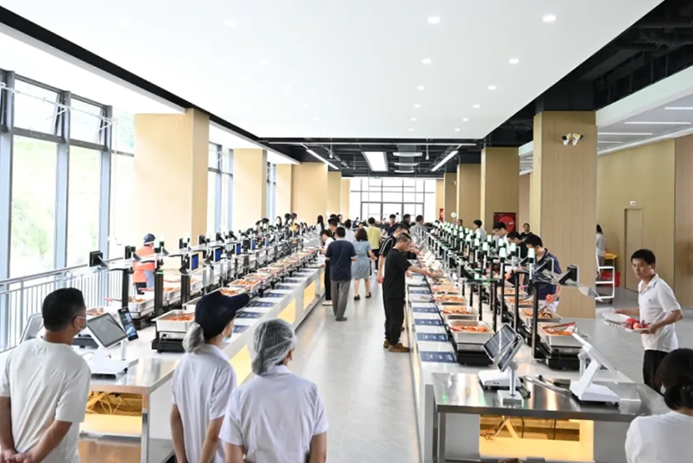 安達智能二期食堂正式開業，就是這么有“飯”！